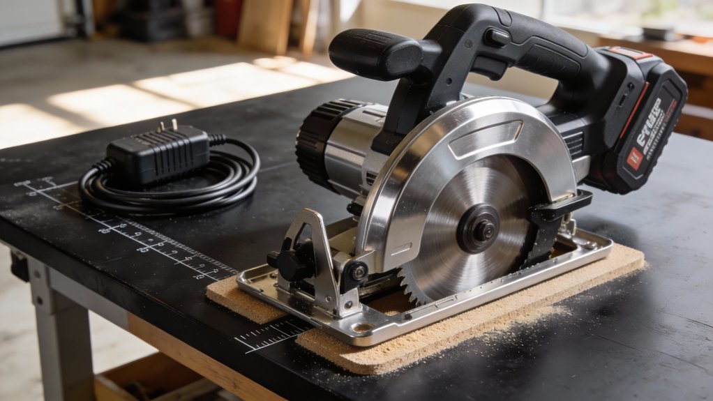 blade size battery dust control