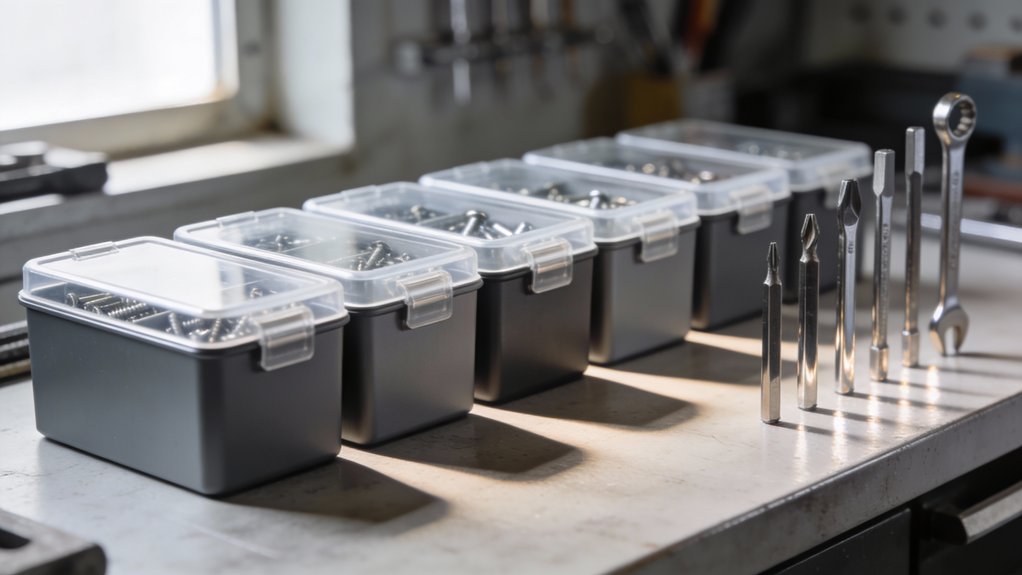 compartmentalized durable clear portable