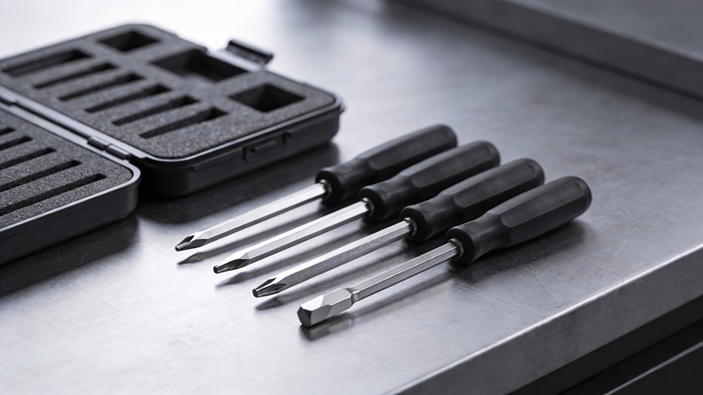 material sizes grip storage