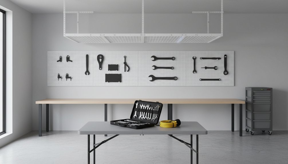 top garage ceiling storage racks